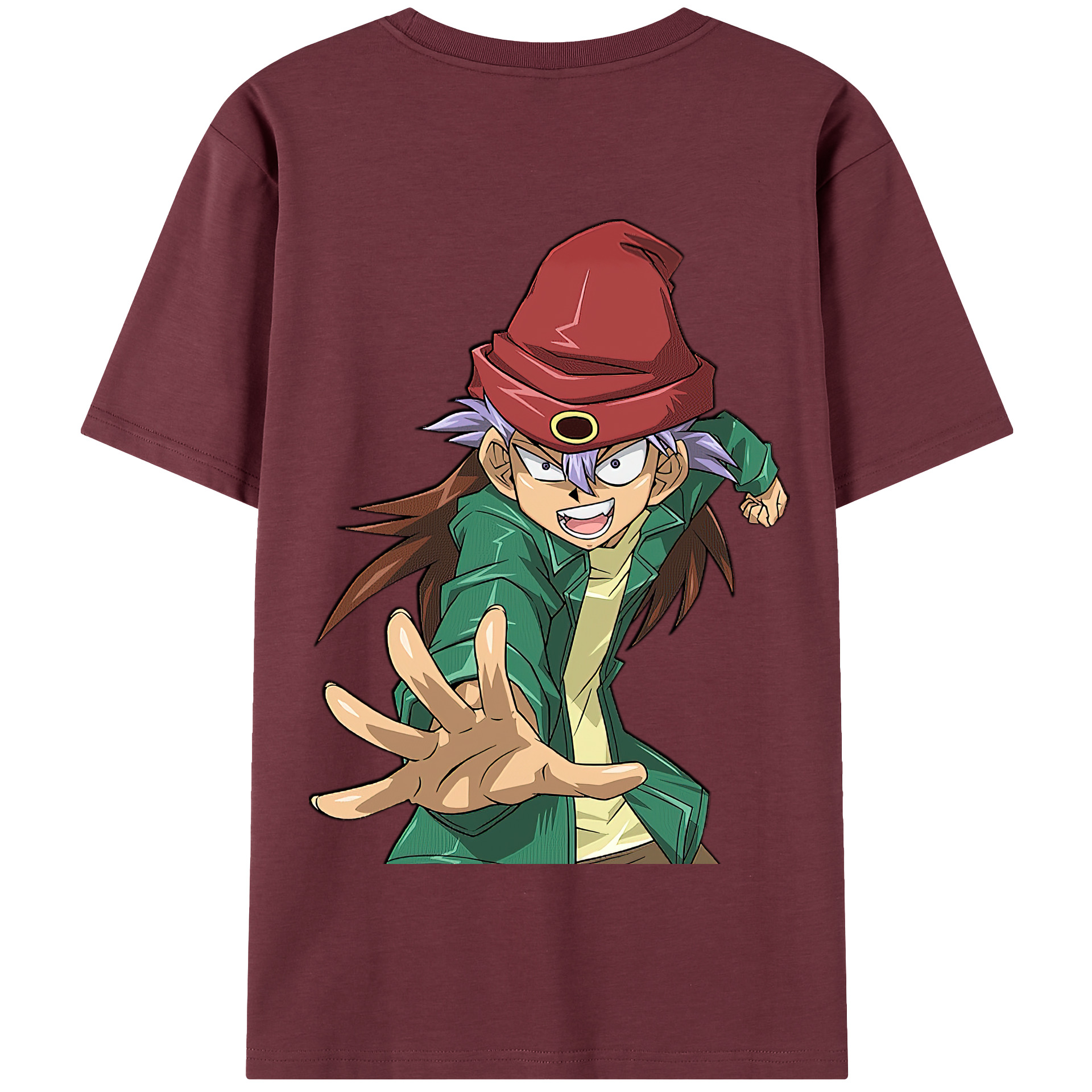 （画像用） 遊☆戯☆王 Yu-Gi-Oh! 綿100％半袖Tシャツ（背面プリント）
